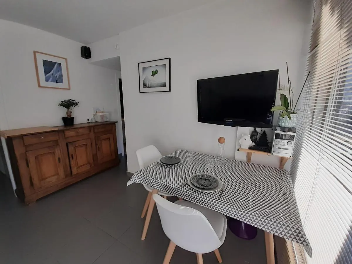 Studio Quartier Calme Centre Ville Vue Mont Blanc Chamonix Apartment